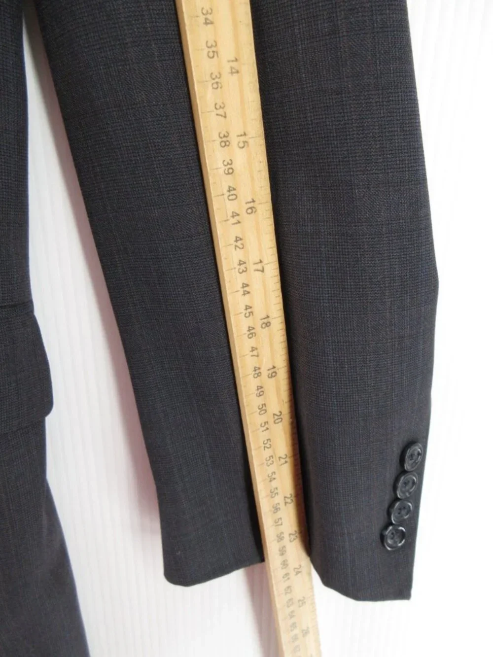 Jos A Bank Sport Coat 40 Blazer Wool Micro Plaid Business Jacket Lined